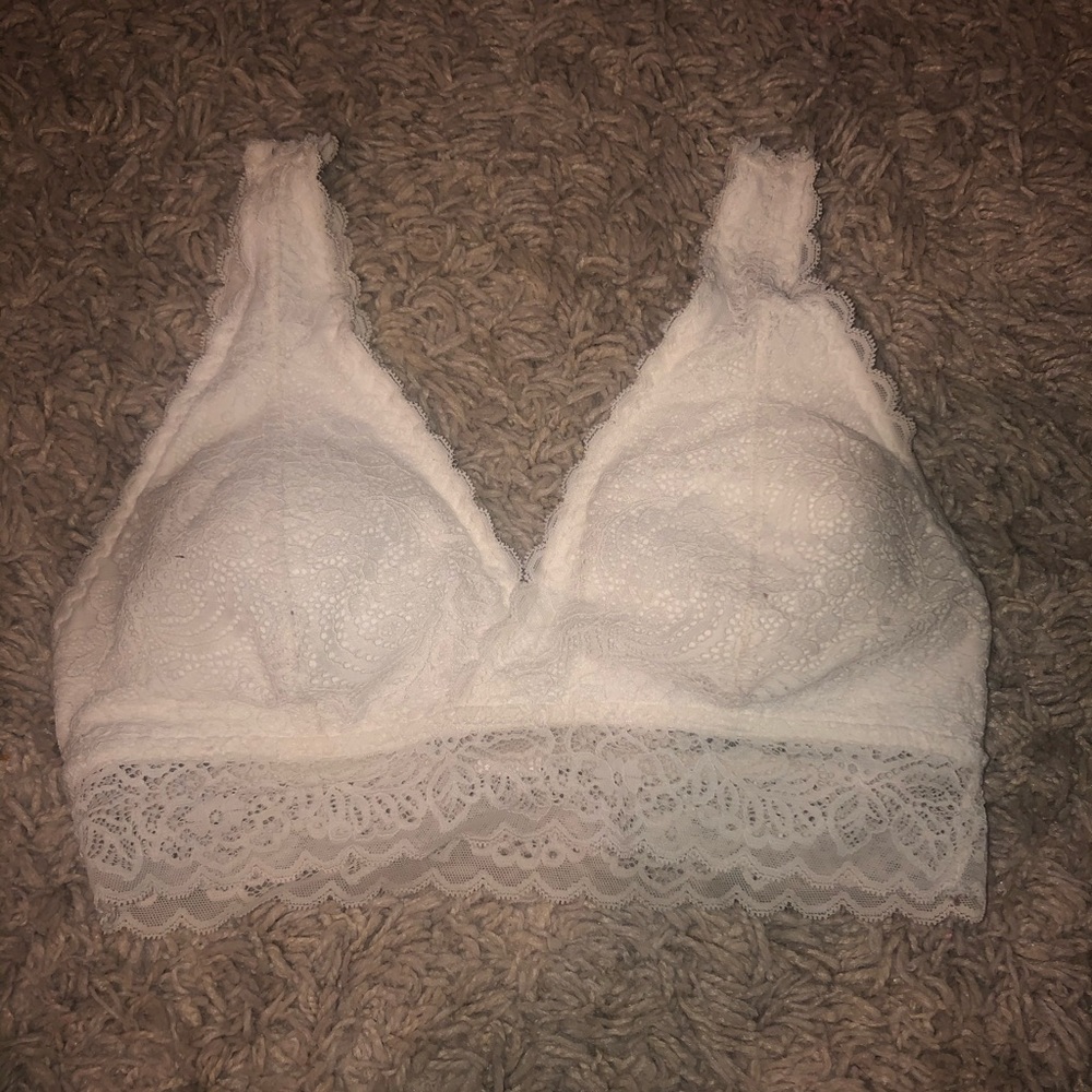 White bralette